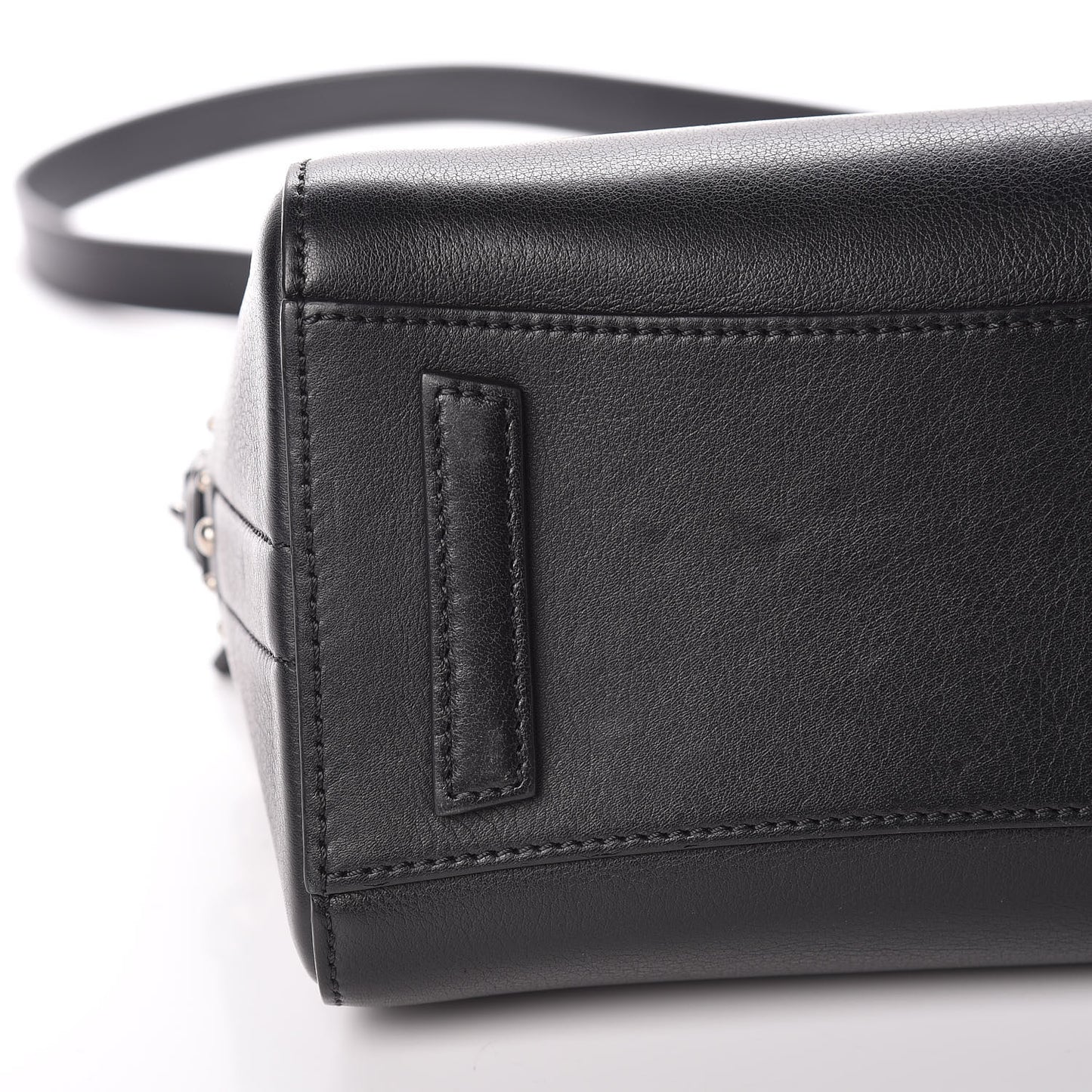 Smooth Calfskin Mini Studded Antigona Black