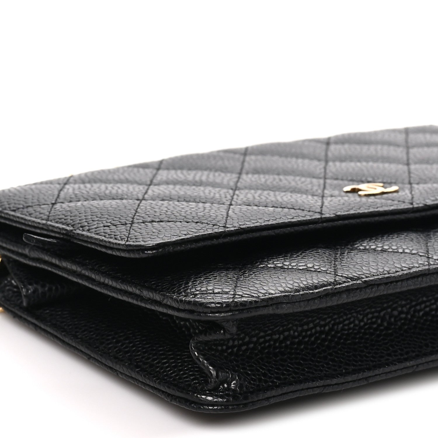 Chanel Caviar Quilted Wallet on Chain WOC Black 9 of 10