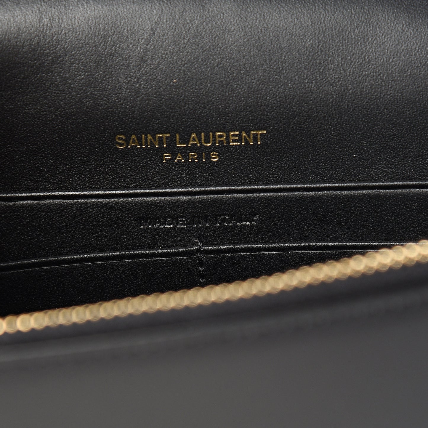 Smooth Calfskin Medium Classic Monogram Kate Tassel Satchel Black