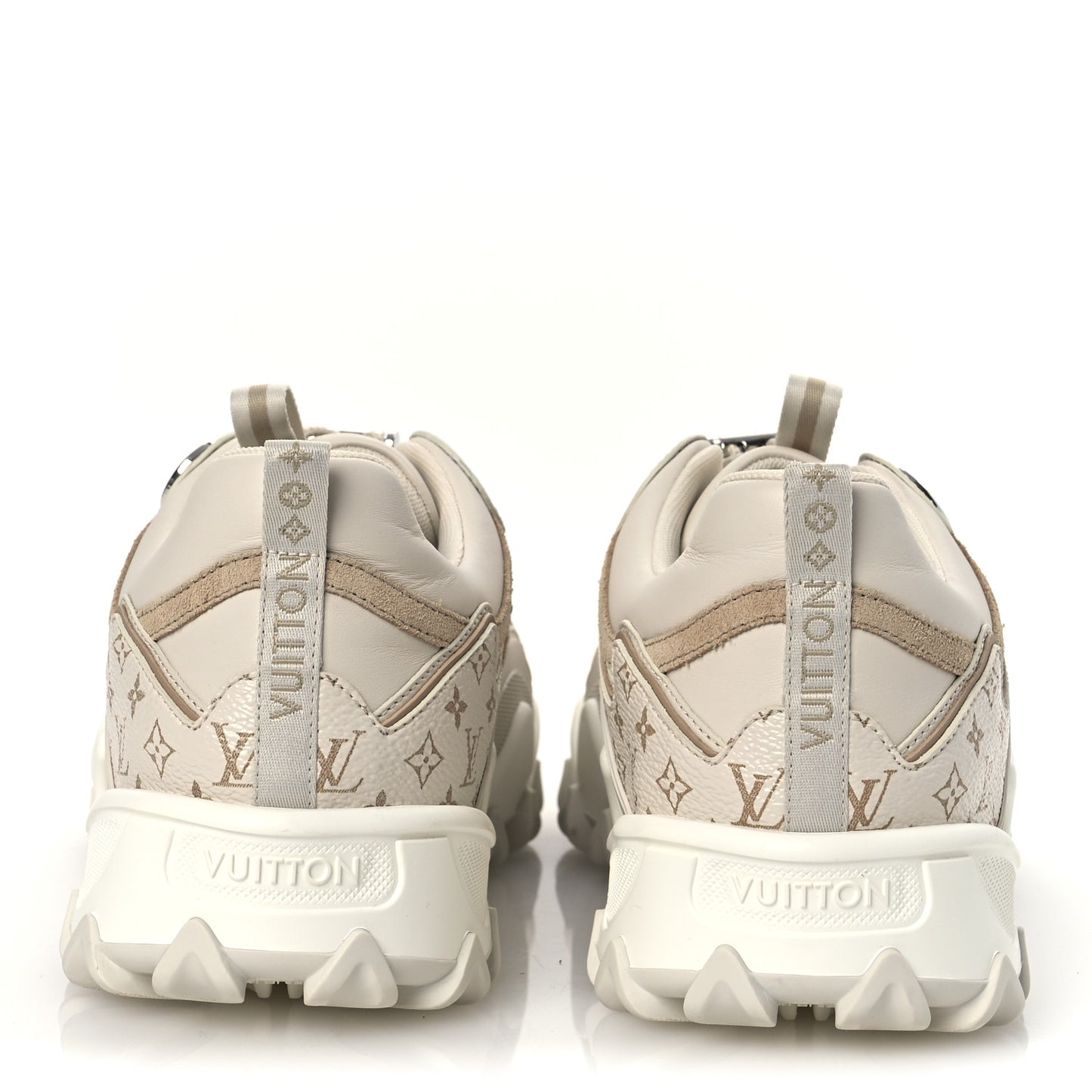 Calfskin LV Rush Sneakers 41 Cream