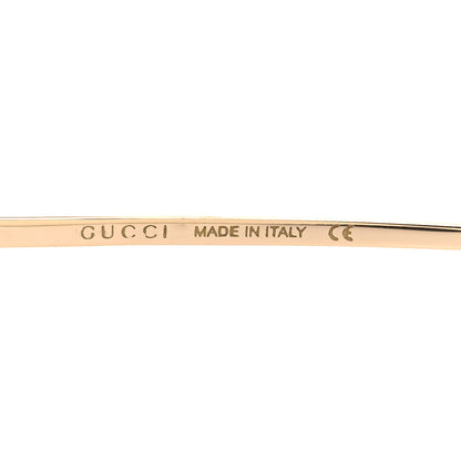 Gucci Metal Horsebit Square Frame Sunglasses GG0879S Gold 5 of 8