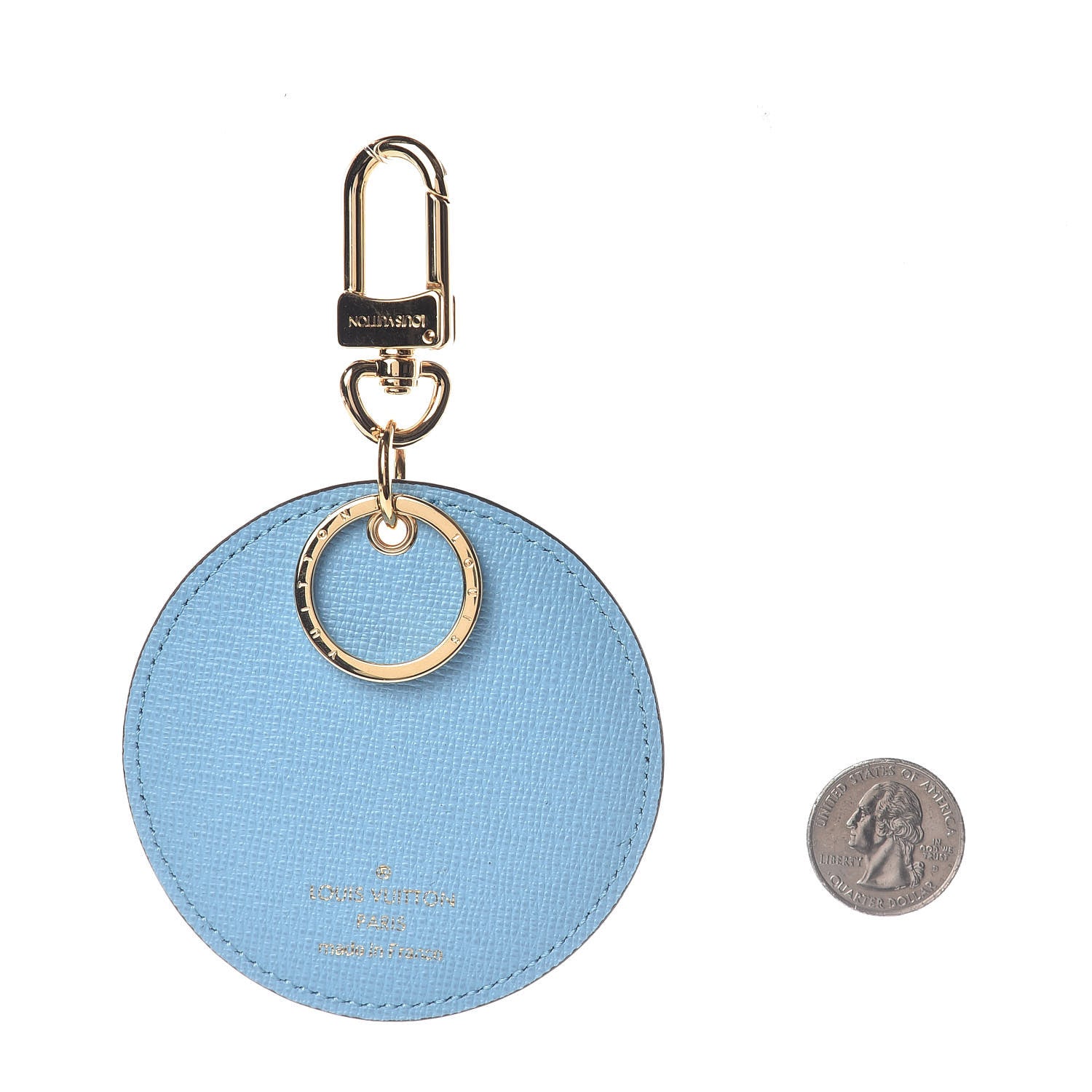 Louis Vuitton Damier Ebene Illustre Manchot Bag Charm Key Ring 2 of 7