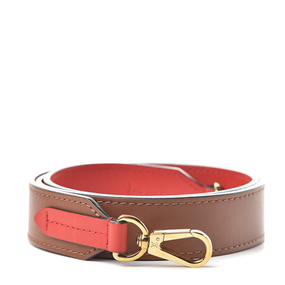 Louis Vuitton Calfskin Tuileries Shoulder Strap Caramel Rouge 1 of 4