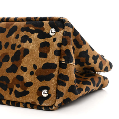 Prada Canvas Leopard Print Small Tote Miele 9 of 9