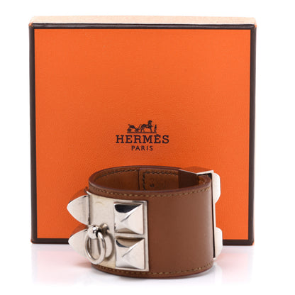 Hermes Barenia Collier de Chien CDC Bracelet S Fauve 10 of 10
