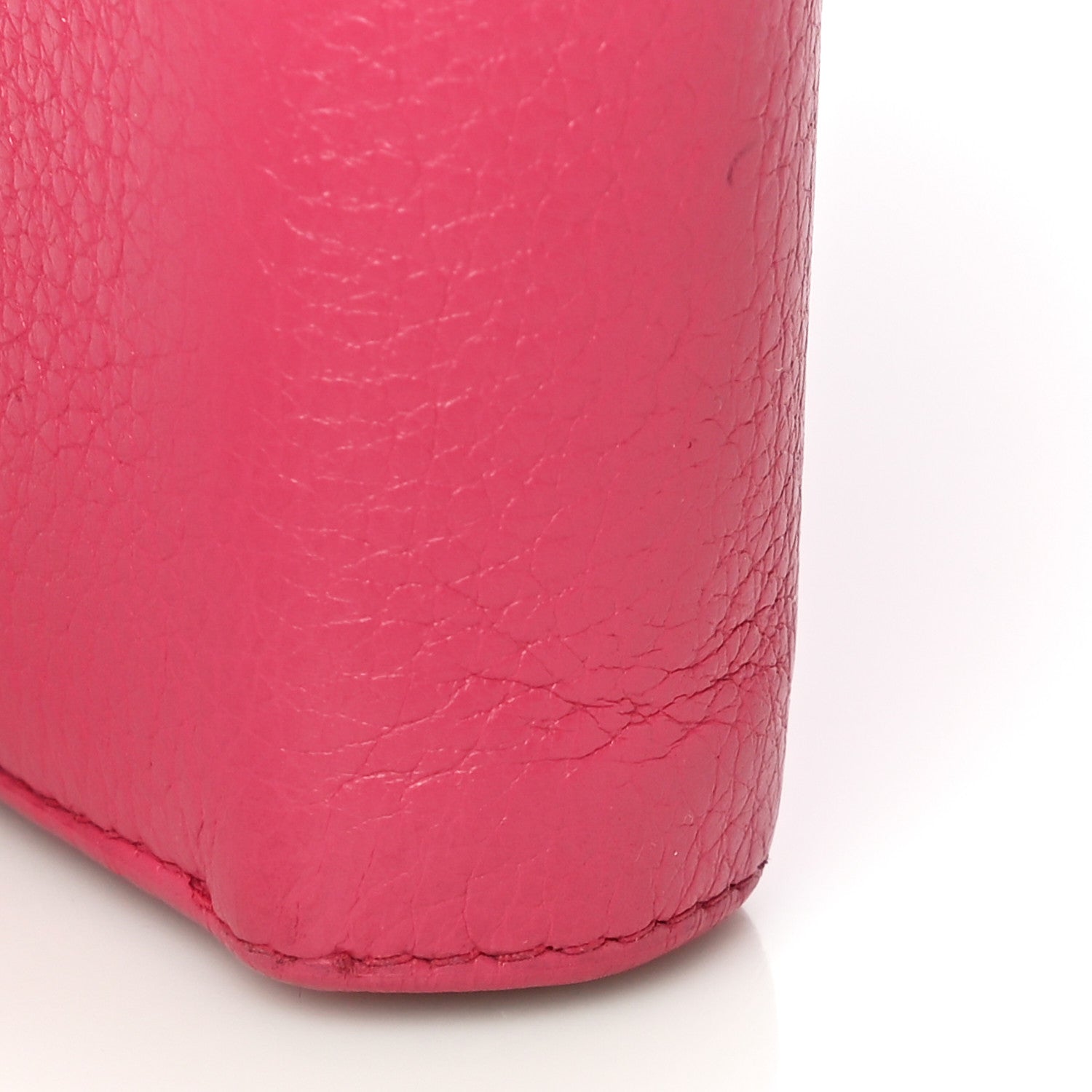 Prada Vitello Daino Zip Around Wallet Peonia 7 of 18
