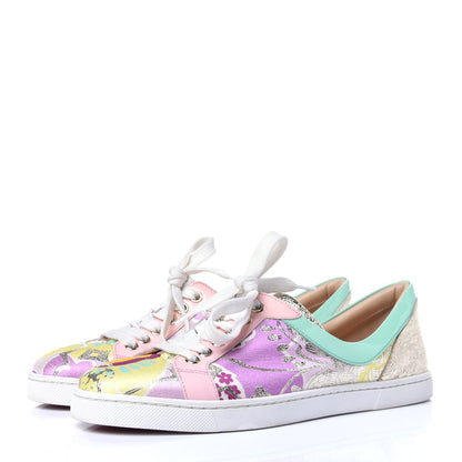 Christian Louboutin Calfskin Patent Seava Sneakers 37 Multi 3 of 14