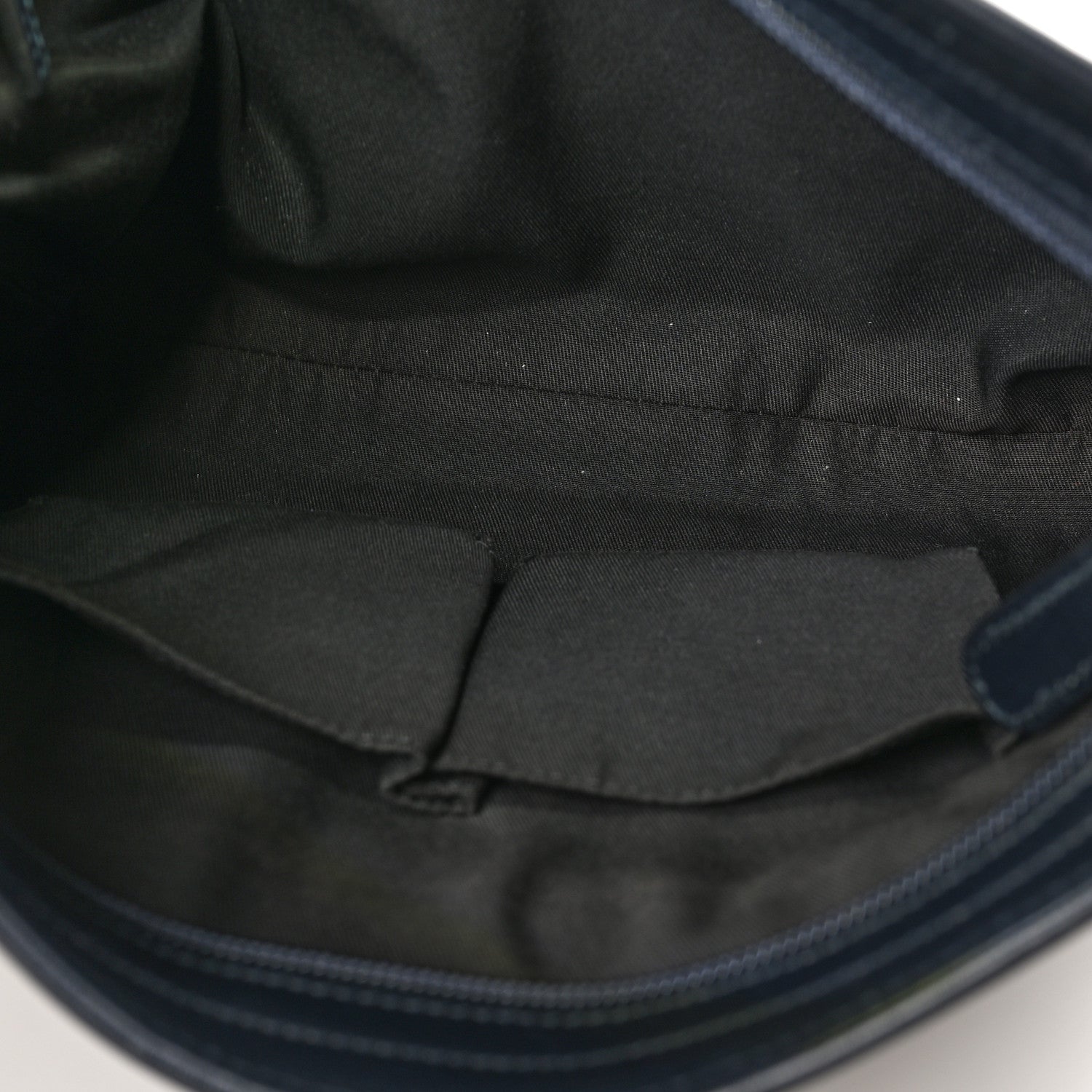 Gucci GG Supreme Monogram Web Flat Messenger Bag Navy 5 of 10