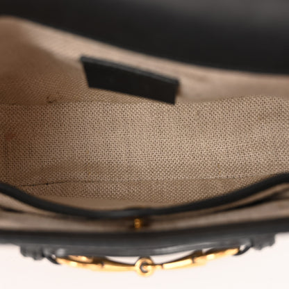 Gucci Monogram Small Lady Web Shoulder Bag Beige Black 5 of 10