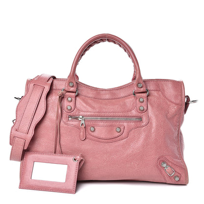 Balenciaga Agneau Giant 12 Silver Hardware City Rose Bruyere 1 of 16