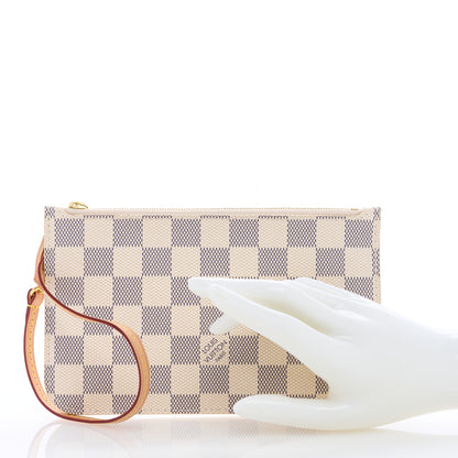 Louis Vuitton Damier Azur Neverfull PM Pochette 2 of 6