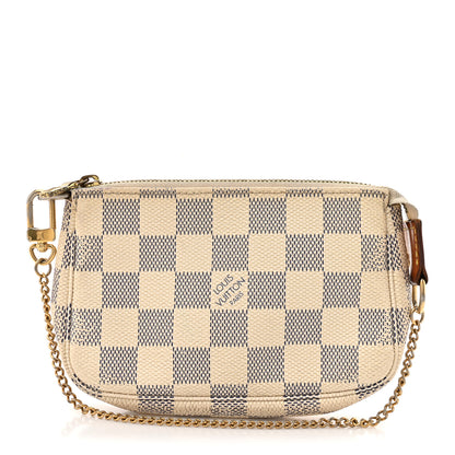 Louis Vuitton Damier Azur Mini Pochette Accessories 1 of 12