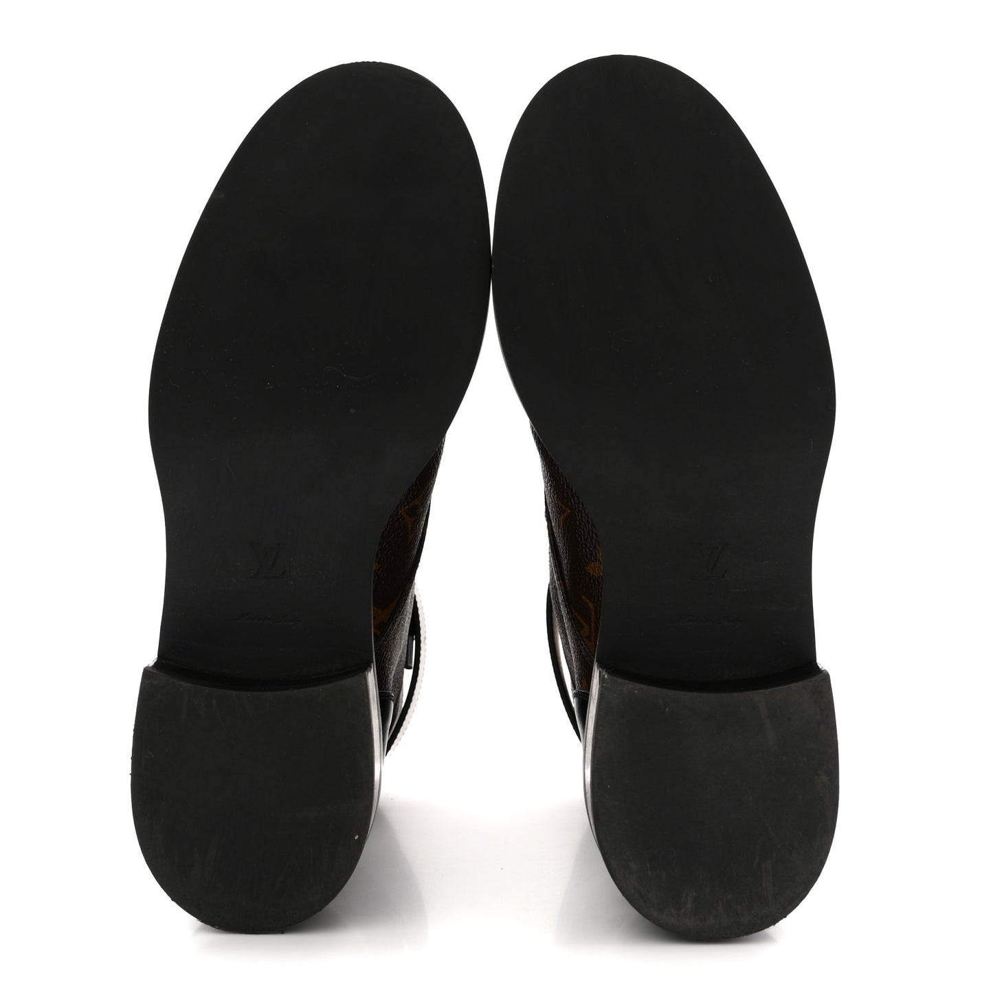 Calfskin Monogram Wonderland Flat Ranger Boots 39 Black
