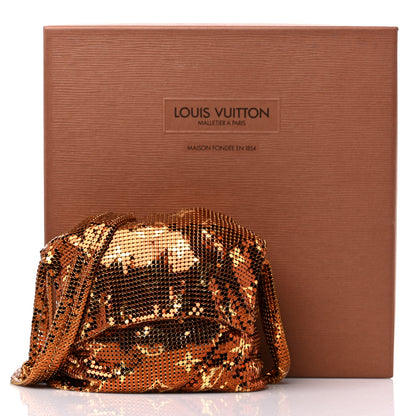 Louis Vuitton Monogram Mesh Metal Frances Gold 9 of 9