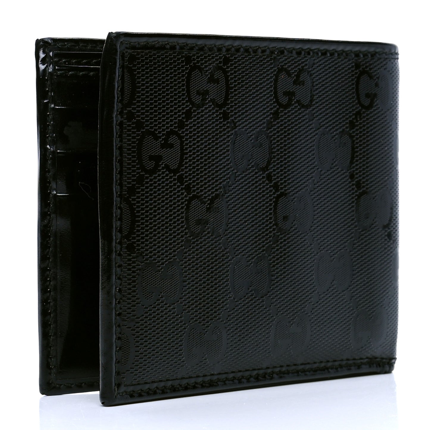 Imprime Monogram Bi-Fold Wallet Black