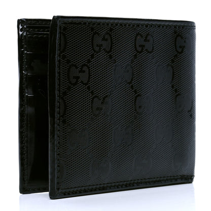 Gucci Imprime Monogram Bi-Fold Wallet Black 2 of 5