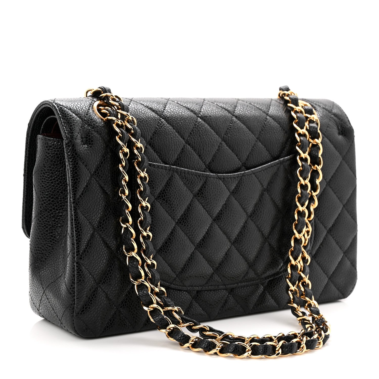 Chanel Caviar Quilted Medium Double Flap Black 3 of 11