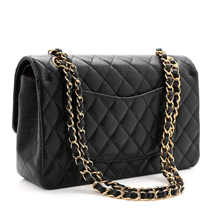 Chanel Caviar Quilted Medium Double Flap Black 3 of 11