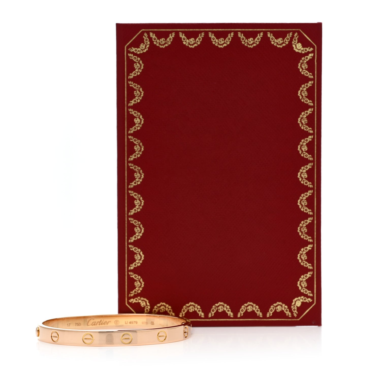 18K Pink Gold LOVE Bracelet 17