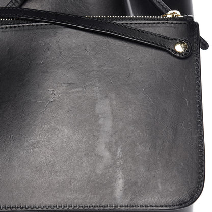 Mansur Gavriel Vegetable Tanned Calfskin Bucket Bag Black Flamma 26 of 28