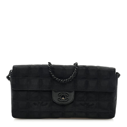 Chanel Nylon Travel East West Flap Black 1 of 9