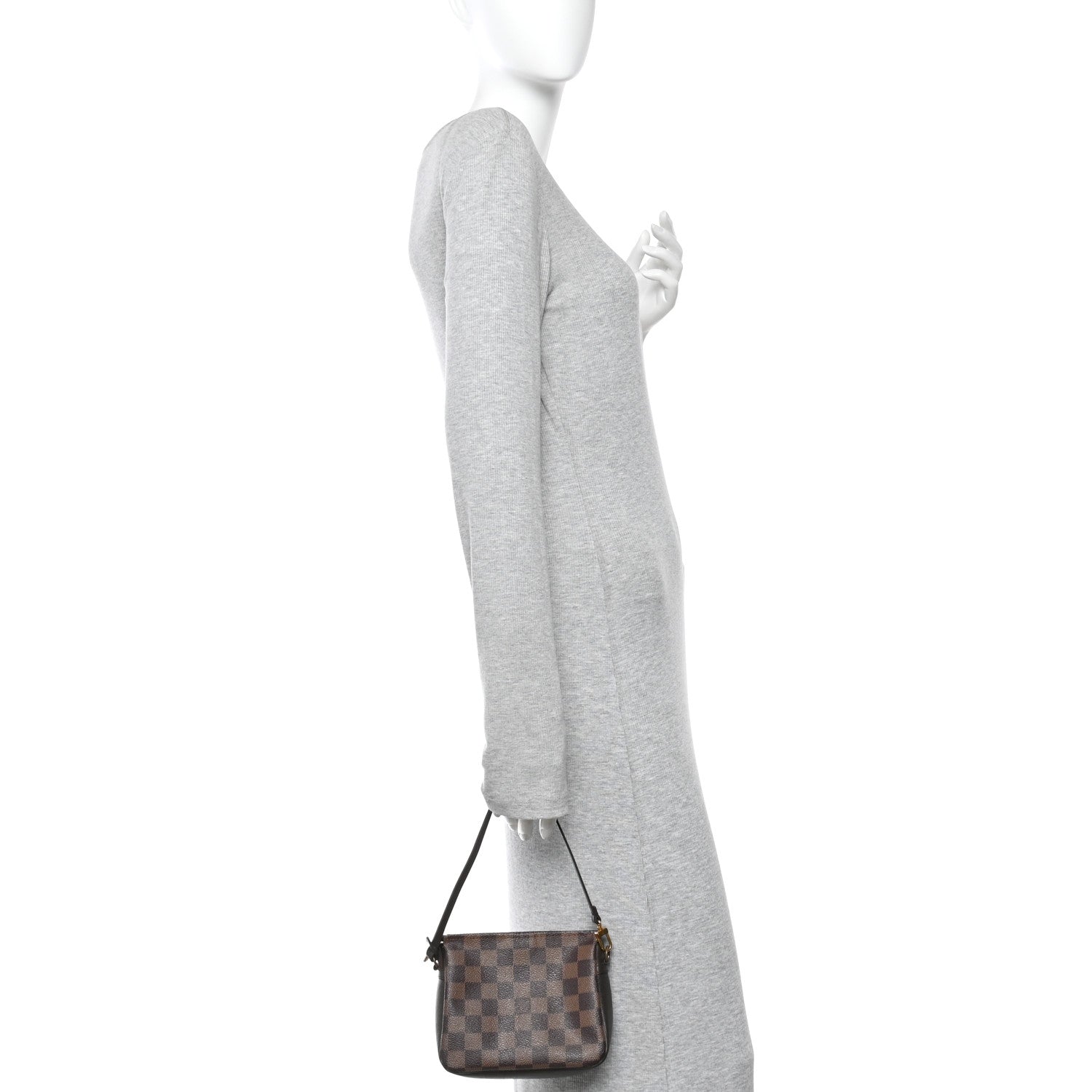 Louis Vuitton Damier Ebene Trousse Make Up Bag Pochette 2 of 10