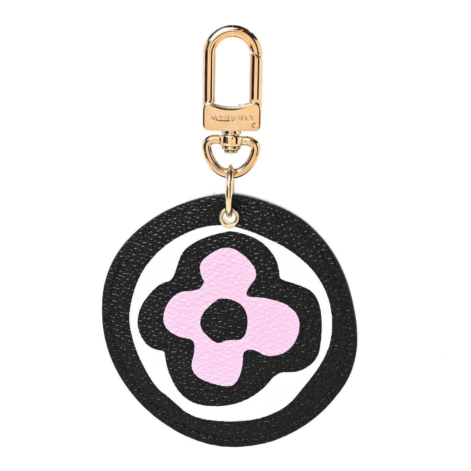 Louis Vuitton Monogram Wild At Heart Illustre Bag Charm Key Ring Black 1 of 3