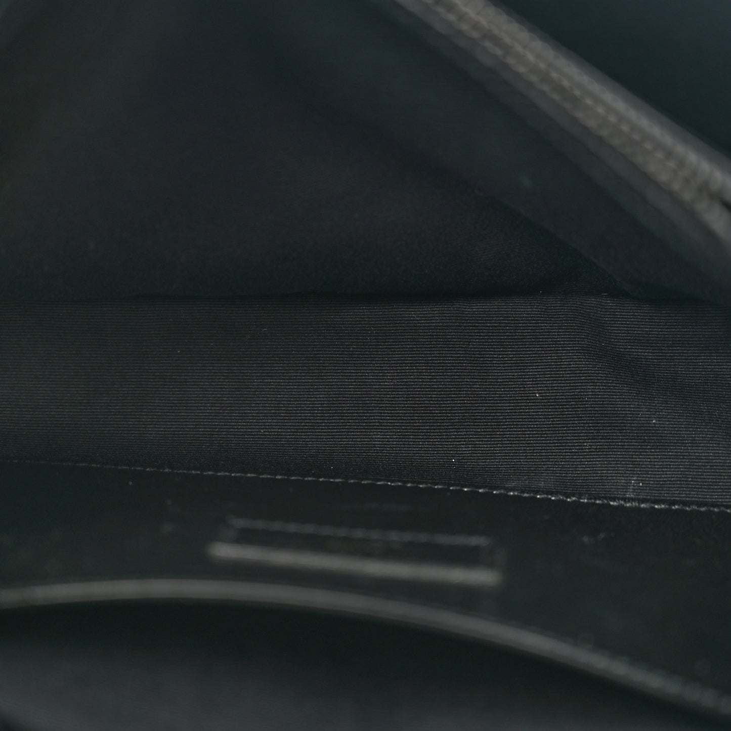 Grain De Poudre Medium West Hollywood Monogram Fold-Over Black