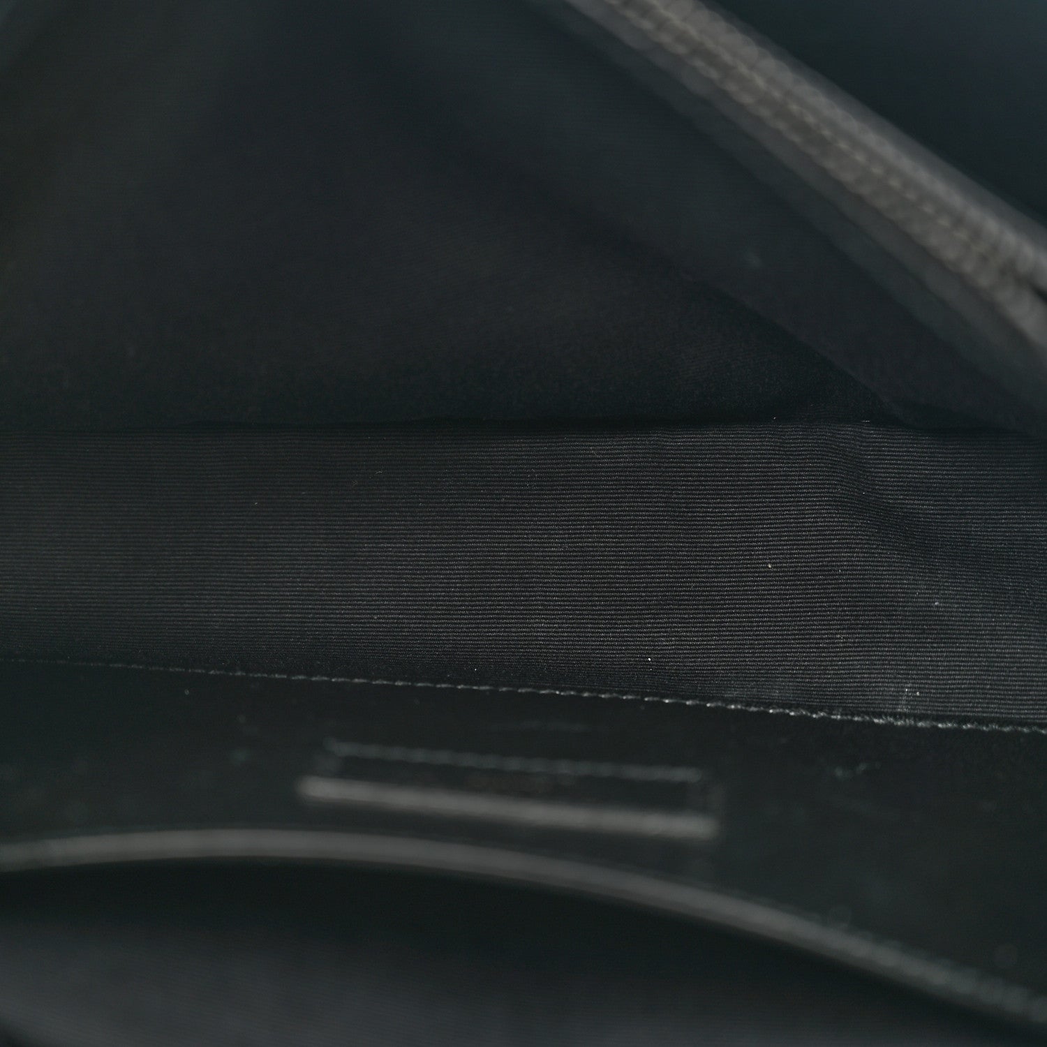 Saint Laurent Grain De Poudre Medium West Hollywood Monogram Fold-Over Black 5 of 11