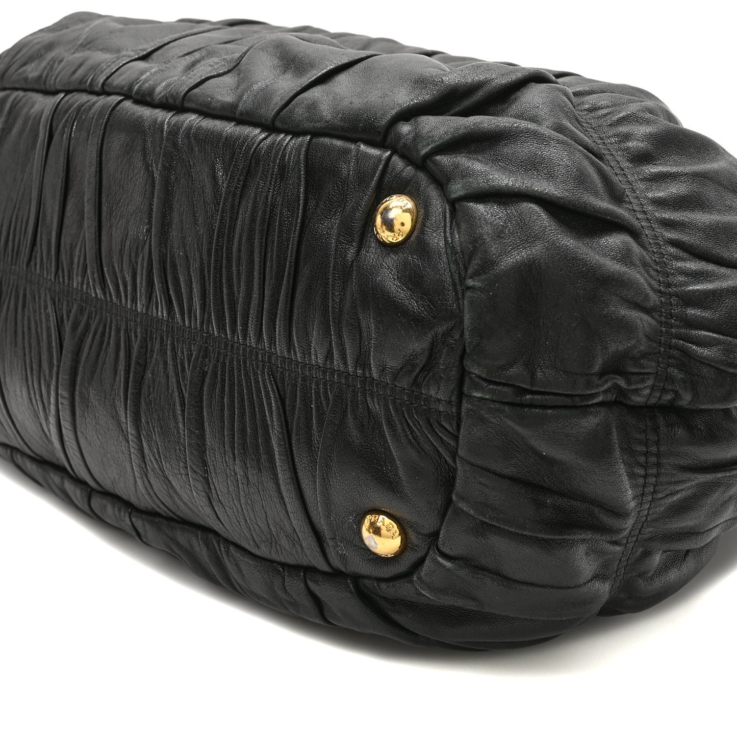 Nappa Gaufre Tote Black