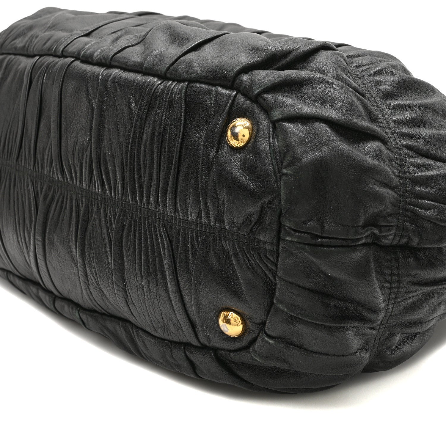 Prada Nappa Gaufre Tote Black 9 of 11