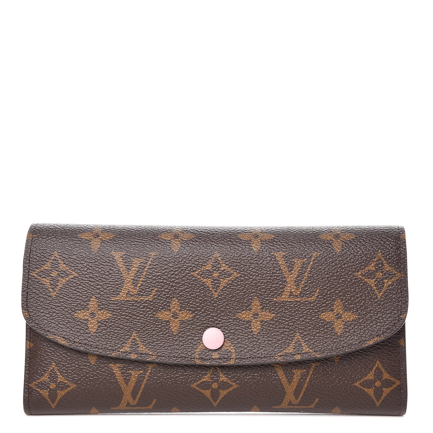 Louis Vuitton Monogram Emilie Wallet Rose Ballerine 1 of 9
