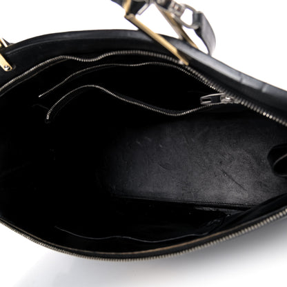 Balenciaga Calfskin Le Dix Zip Cartable Black 4 of 7