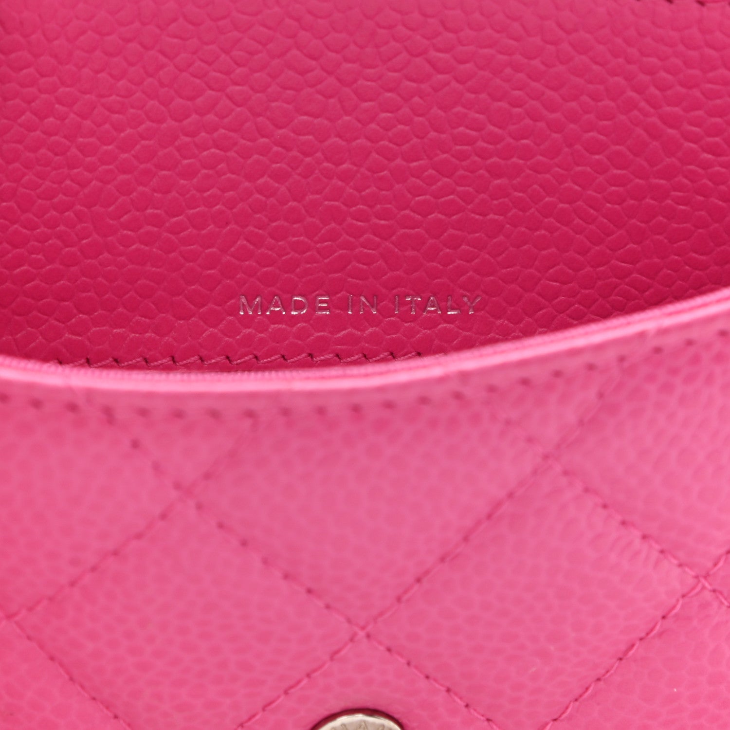 Chanel Caviar Quilted Small Flap Wallet Pink 7 of 10