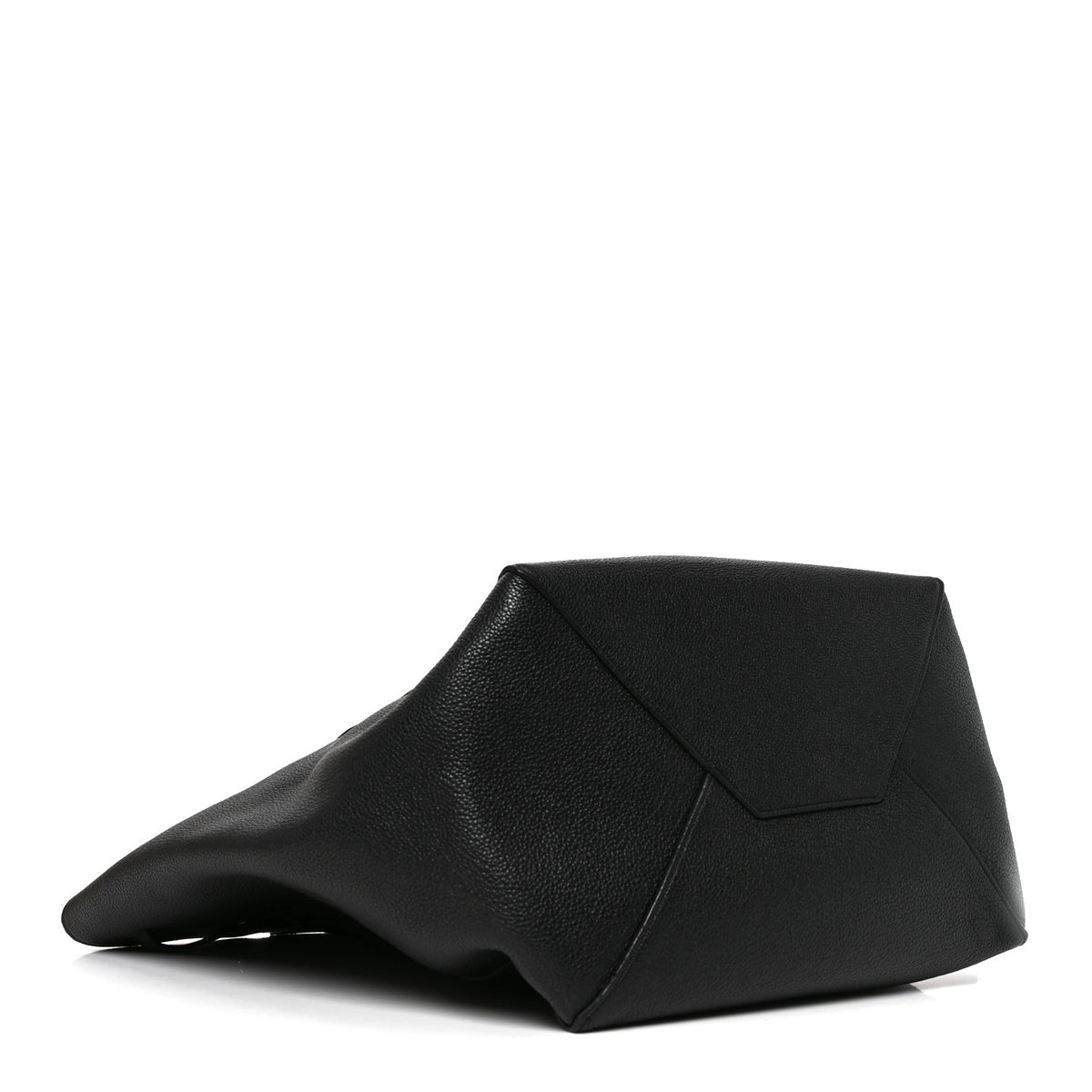 Soft Grained Calfskin Medium Belt Cabas Phantom Black