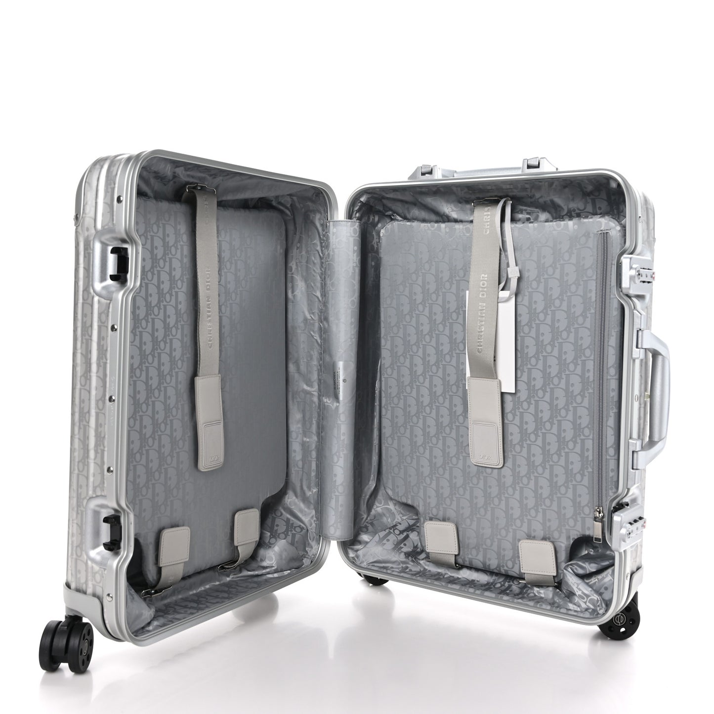 X RIMOWA Aluminum Gradient Cabin Luggage Silver