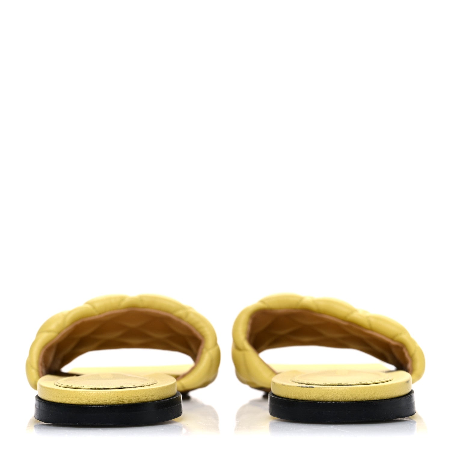 Bottega Veneta Nappa Matelasse Padded Flat Sandals 39 Pear 6 of 12