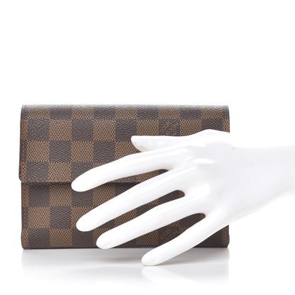Louis Vuitton Damier Ebene Porte Tresor Etui Papier Wallet 2 of 9