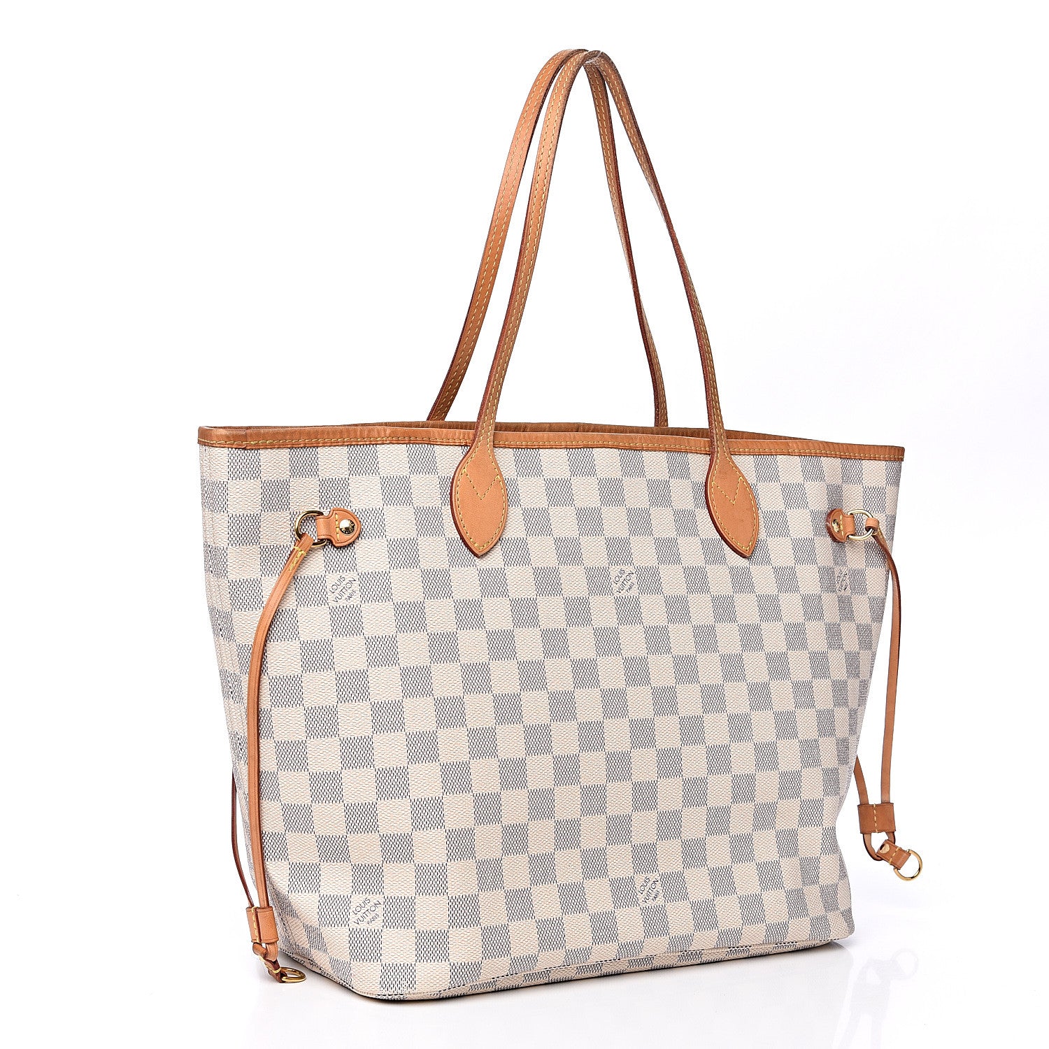 Louis Vuitton Damier Azur Neo Neverfull MM Rose Ballerine 2 of 15