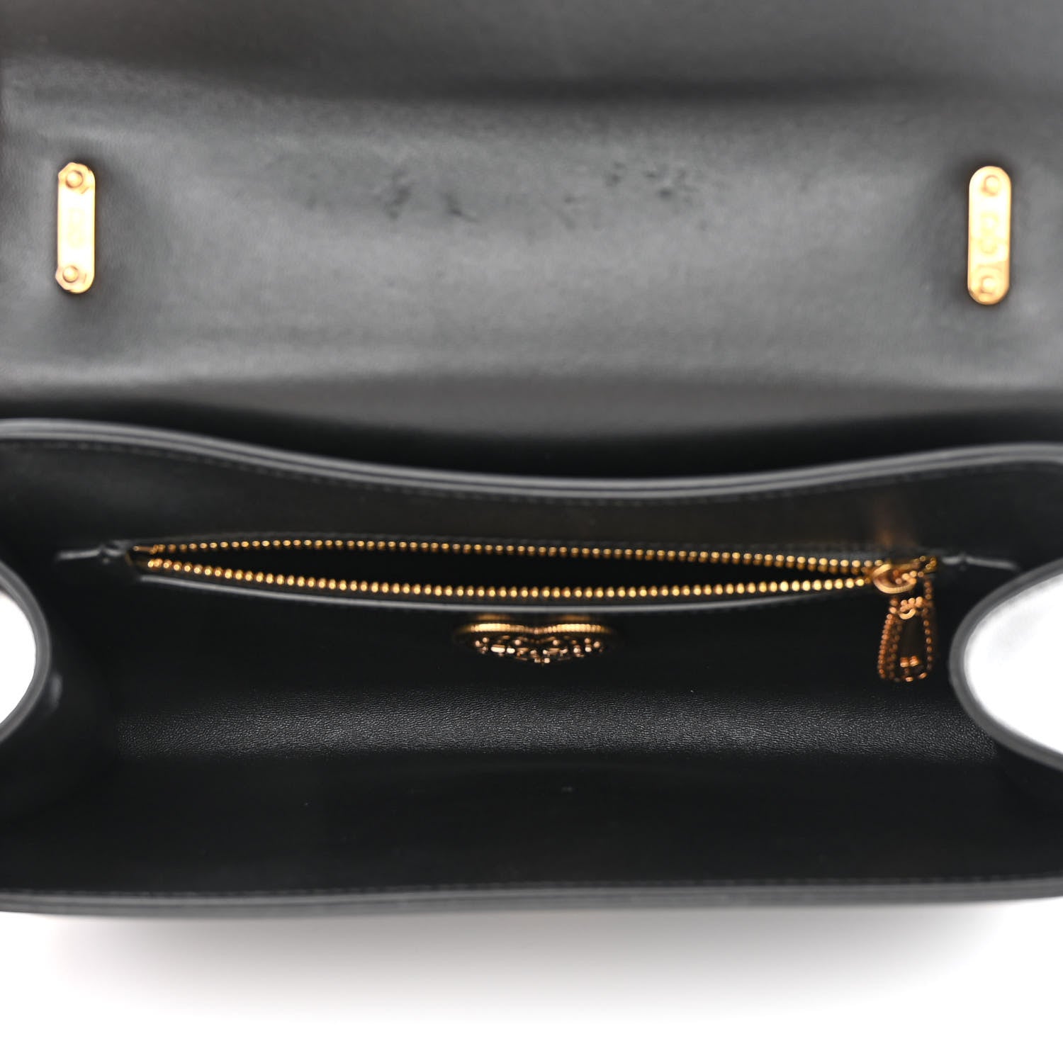 Dolce & Gabbana Calfskin Medium Devotion Crossbody Bag Black 5 of 12