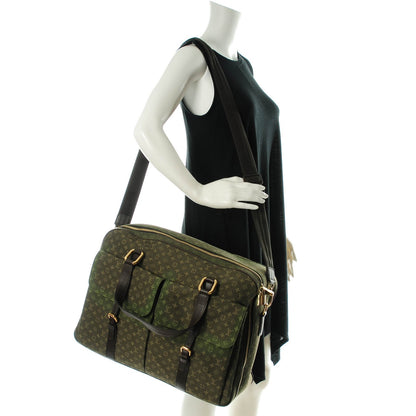 Louis Vuitton Mini Monogram Claudine Kaki TST 2 of 7