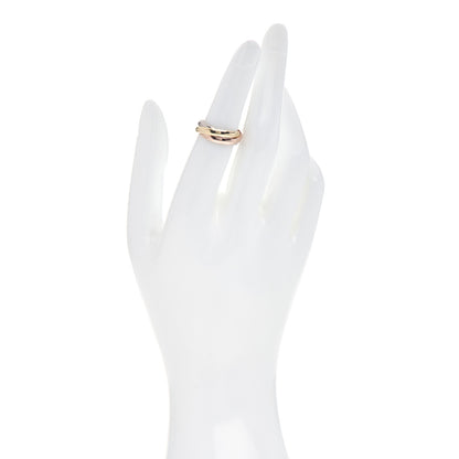 Cartier 18K Pink Yellow White Gold Small Trinity Ring 50 5.25 2 of 5
