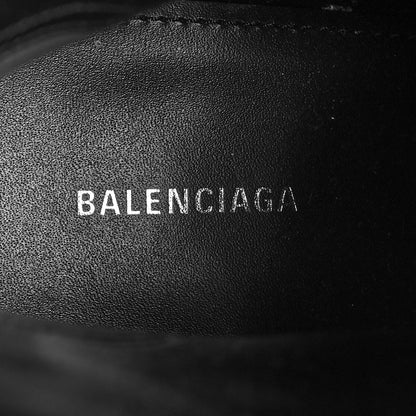 Balenciaga Patent BB Pointy Toe Ankle Booties 39 Black 8 of 8