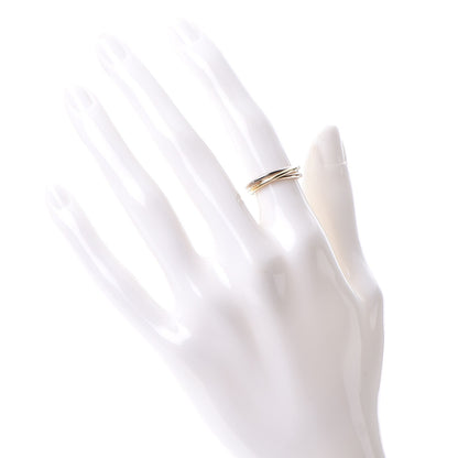 Cartier 18K Pink Yellow White Gold Extra Small Trinity Ring 48 4.5 2 of 6