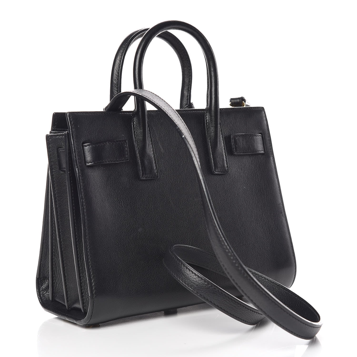 Saint Laurent Calfskin Nano Sac de Jour Black 3 of 11