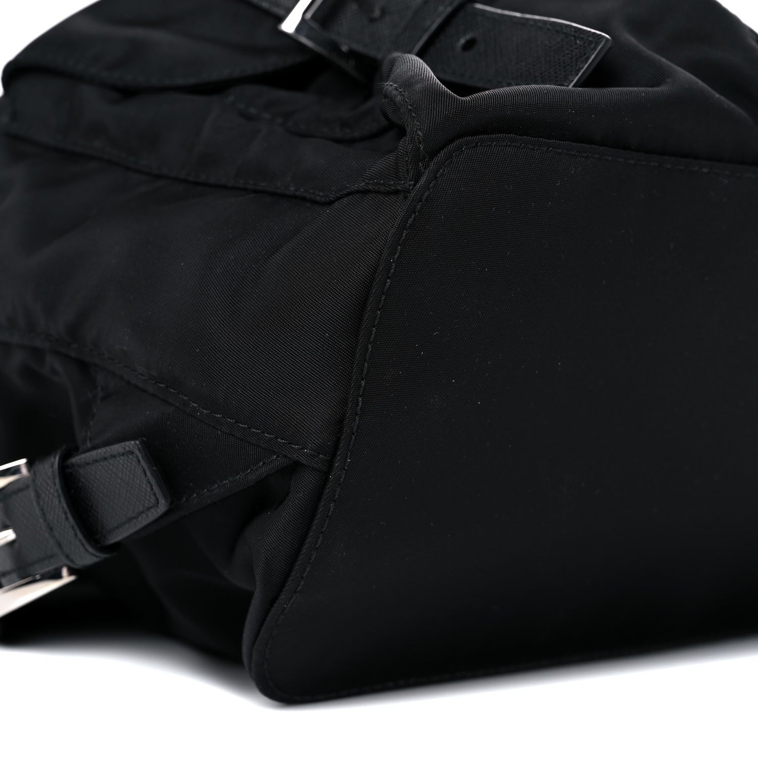 Prada Tessuto Nylon Saffiano Small Backpack Black 6 of 6