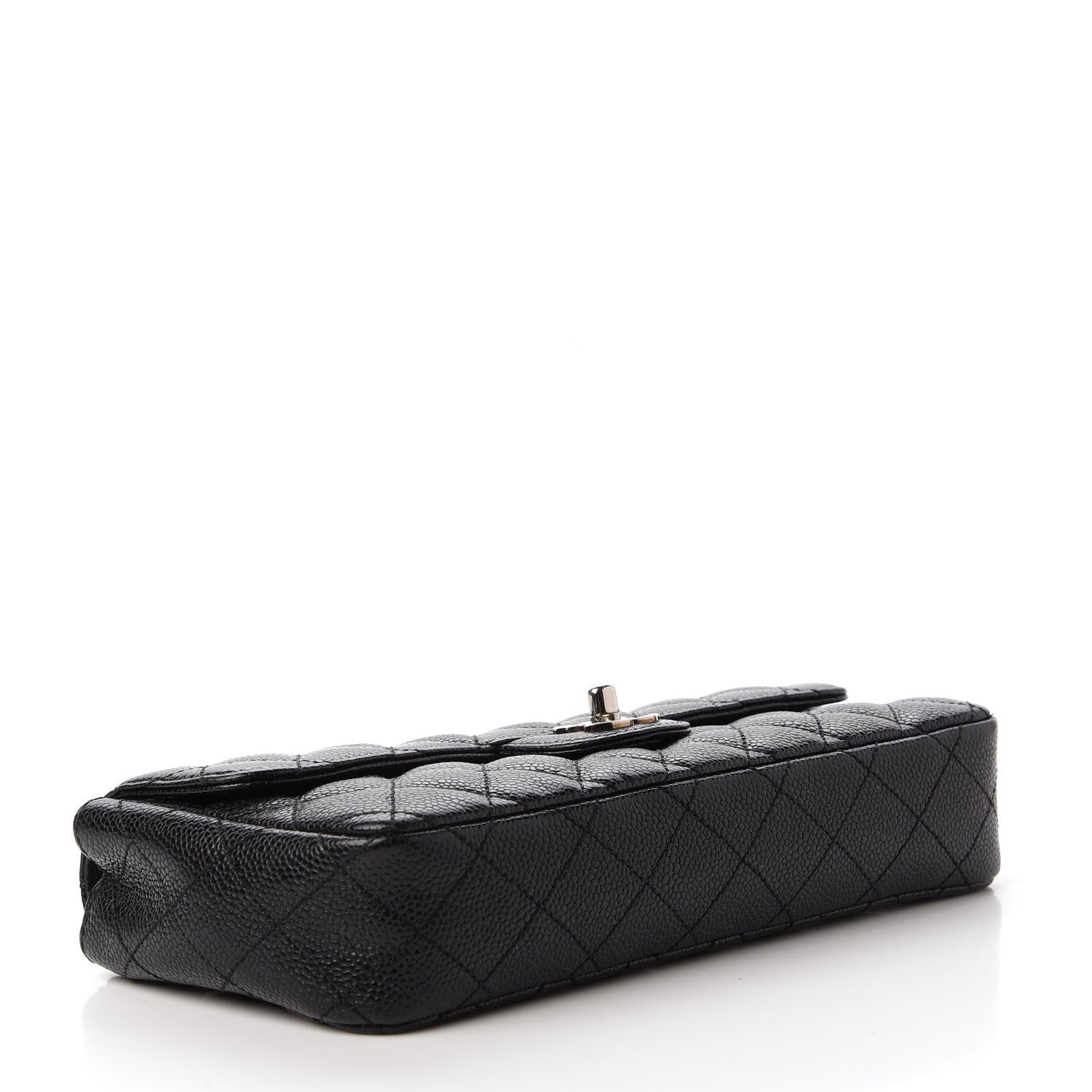 Chanel Caviar Quilted East West Flap Black 4 of 10
