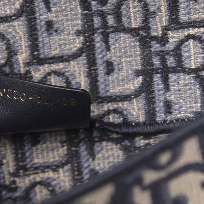 Christian Dior Oblique Slim Saddle Pouch Blue 7 of 10