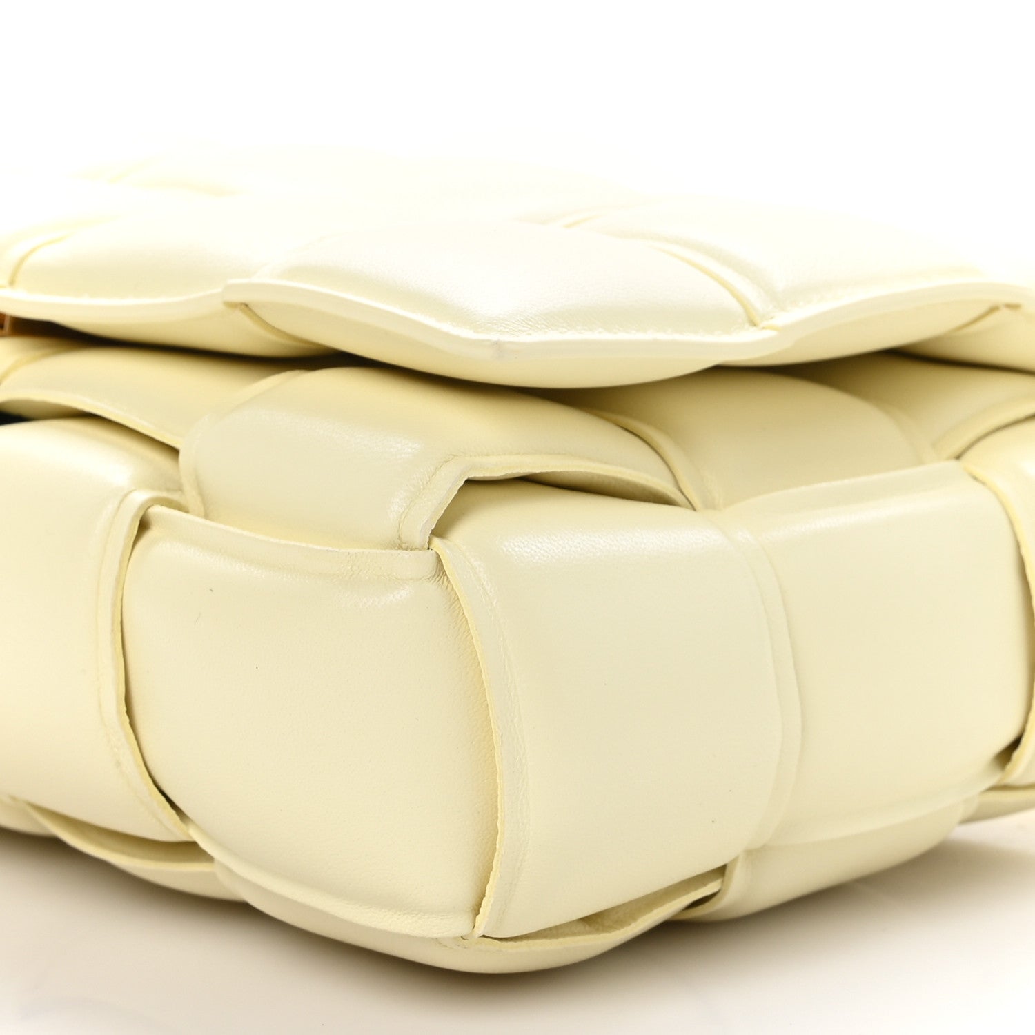 Bottega Veneta Nappa Maxi Intreccio Padded Cassette Crossbody Bag Zest 9 of 9