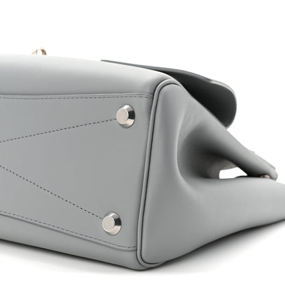 Balenciaga Smooth Calfskin Small Bel Air Carry All Bag Cloud Grey 9 of 9